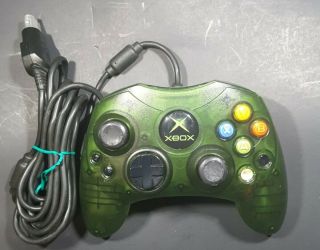 Microsoft Xbox S - Type Green Halo Controller Official Oem Rare
