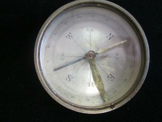 Vintage - Antique Military Compass Brass/copper? Please Rare