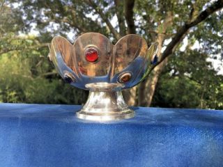 Rare International Sterling Silver Crown Prince King Pedestal Bowl Unique ❤️j8