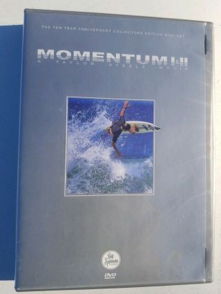 Momentum I & Ii Dvd (1992) Taylor Steele Surfing - Ten Year Anniversary Ed.  Rare