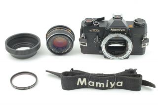 Rare Set Mamiya Nc1000s 35mm Slr Film Camera W/50mm F/1.  7 W/hood Strap