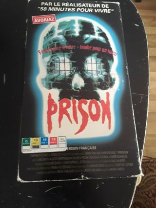 Prison French Vhs Very Rare Horror Excalibur Distributor Canadian