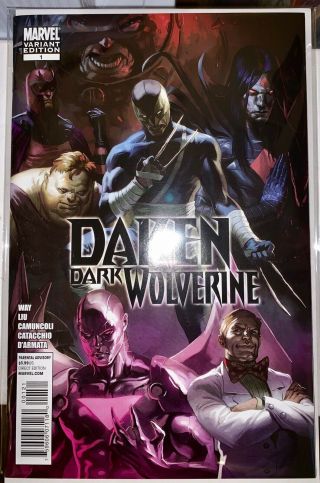 Darken: Dark Wolverine 1 Marko Djurdjevic 1:75 Very Rare Htf X - Men