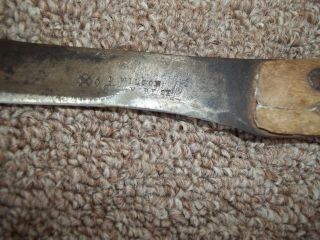 Antique 19th C Butcher Knife I Wilson Sheffield Fur Trade Civil War Era Bowie Sk