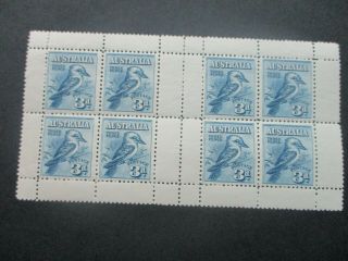 Pre Decimal Stamps: Kookaburra Double Mini Sheet Mnh Rare (c443)