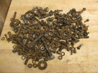 Antique Vintage 1952 Ford 8n Tractor Parts 9n 2n ? Misc Bolts