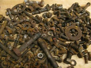 Antique Vintage 1952 Ford 8N Tractor Parts 9N 2N ? Misc Bolts 2