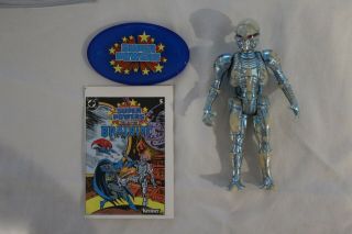 Rare Vintage 1984 Kenner Powers Brainiac Action Figure With Comic