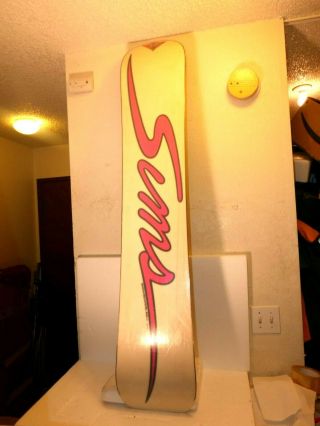 Snowboard Rare Vintage Sims " Blade 1510 " 1989 Usa Collector Burton Lib Tech K2