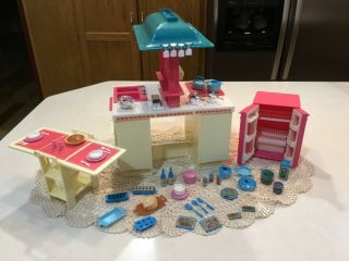 Barbie Dream Kitchen With Accessories By Mattel 1984
