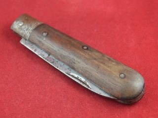 Wehrmacht Wwii German Soldiers Folding Pocket Knife Rare War Relic 10