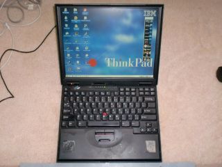 Vintage IBM ThinkPad 600 Type 2645 Laptop with Windows 95 Installed,  Rare 2