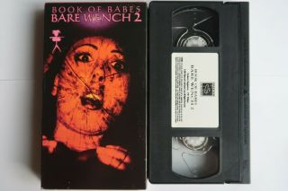 Book Of Babes Bare Wench 2 Vhs 2001 Great Shape Rare Sleaze Comedy Horror Witch