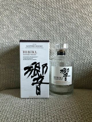 Whiskey Suntory Hibiki Harmony 17 Years Old 700ml Empty Bottle Rare From Japan