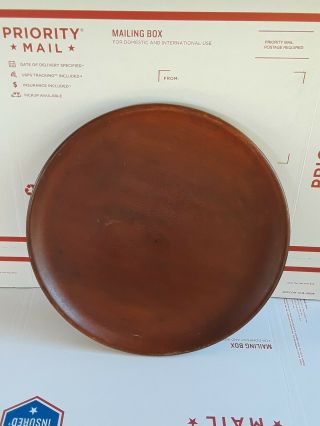 Rare Early Signed Robert Treate Hogg Hand Turned Wood Platter Serving Tray 1945