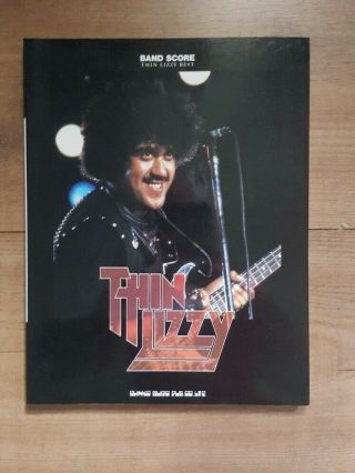 Thin Lizzy Rock Score Best Of Guitar Tab Book Japan Very Rare Phily Lynott