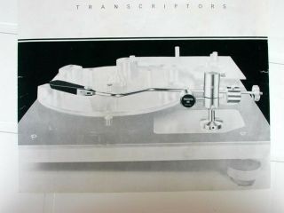 Transcriptor Fluid Stereo Tonearm Rare - Classic 1970 
