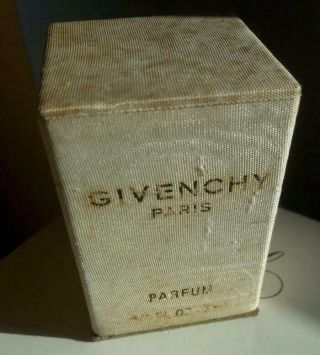 Rare Vintage Le De Givenchy Pure Perfume Parfum 1/4 Oz 7 Ml 95 Full