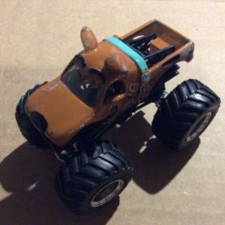 Scooby - Doo With Figure Hot Wheels 2014 Monster Jam Rare Champion In 2019