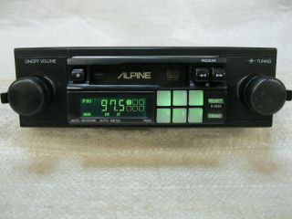 Alpine 7400 Am/fm Cassette Radio Knob (shaft Style) Vintage Old School Rare