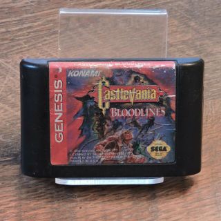 Castlevania: Bloodlines Sega Genesis Rare Game Cartridge Only Authentic