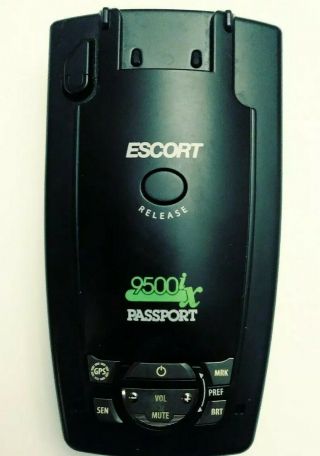 Rare,  Limited Edition Neon Green Escort Passport 9500ix Radar Laser Detector Gps