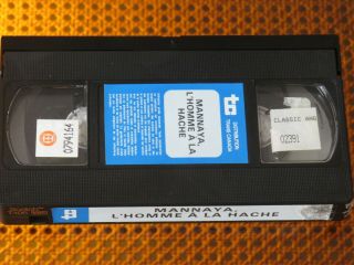 MANNAYA L ' HOMME À LA HACHE VHS G MEGA RARE FRENCH NTSC WESTERN SPAGHETTI 3