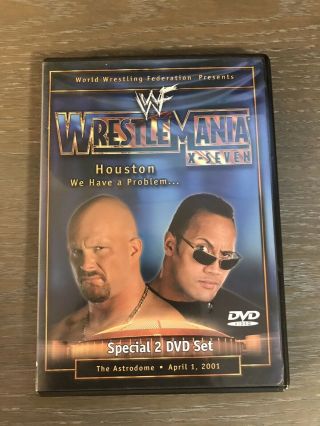 Wwf Wrestlemania X - Seven 17 2 - Dvd Set 2001 Rare Collectible