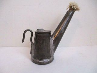 Antique Cl Anton Liberty Teapot Style Coal Miners/mining Caving Lamp - 8