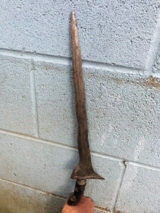 Antique Damascus Blade Indonesian Sword Kris Golok Silat Keris