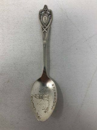 Lunt Sterling Silver Souvenir Spoon Methodist Church Mccook Nebraska