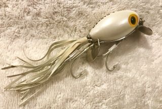 Fishing Lure Fred Arbogast Hula Dancer Rare Pearl Beauty Tackle Bait 2