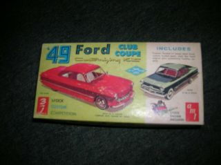 Amt 49 Ford Club Coupe 3 In 1 Customizing Kit T149 - 149