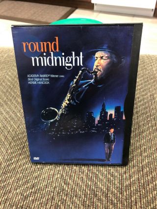 Round Midnight Dvd (1986) Rare Oop Herbie Hancock/dexter Gordon Blue Note