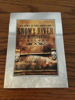 Snowy River The Mcgregor Saga Trilogy Vol 1 - 3 Box Set 3 - Dvd 9 - Episodes Rare Tv