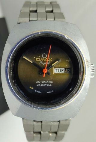 Vintage Omax 51603 Automatic Ladies Swiss Made Wrist Watch