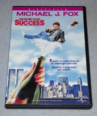 The Secret Of My Success (dvd) Michael J Fox Widescreen Rare Opp