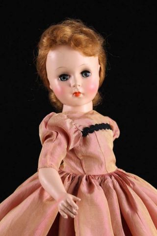 Rare 18 " Nancy Ann Style Show Nass Doll Afternoon Tea Hard Plastic Blonde Hair