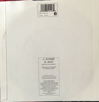 the cranberries zombie 7” Vinyl Rare Release 2
