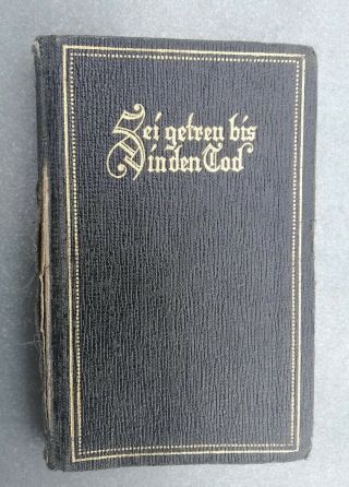 Ww2 German Wehrmacht Soldiers Prayer Book Very Rare