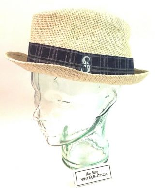 Rare 2014 Seattle Mariners Fedora Sga 5/30/14 Sga Adult Tan Hat Cap Collectible