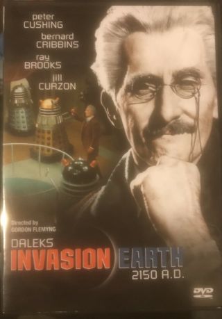 Daleks Invasion Earth 2150 A.  D.  (dvd,  2001) Anchor Bay Rare Oop Dr Who