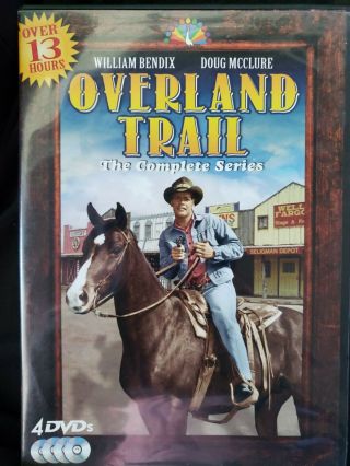 Overland Trail: The Complete Series (dvd,  2012,  4 - Disc Set) William Bendix Rare