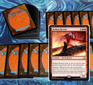 Mtg Blue Red Izzet Spells Deck Magic The Gathering Rare 60 Cards Bedlam Reveler