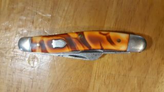 Schrade Usa 896k Butter And Molasses 3 Blade Knife