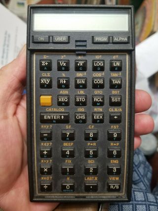 Hewlett Packard HP - 41CV Rare Vtg Programmable Calculator & case 2