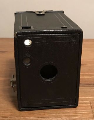 Antique Kodak Brownie No.  0 Model A Box Camera 127 Film - Work