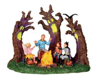 Lemax Spooky Town Scary Stories 04217 Rare/retired Halloween Creepy Forest
