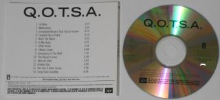 Queens Of The Stone Age - Q.  O.  T.  S.  A.  - 2004 U.  S Promo Cd Rare
