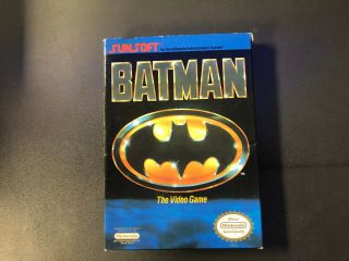 Batman: The Video Game (nintendo Nes,  1990) Cib Rare